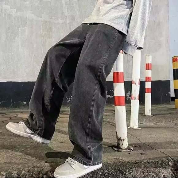 Classic Mens Baggy Jeans - Picture 3 of 4